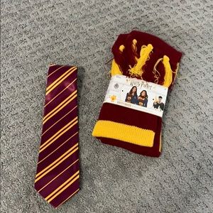 Harry Potter official Gryffindor scarf and tie